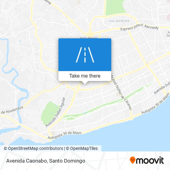 Avenida Caonabo map