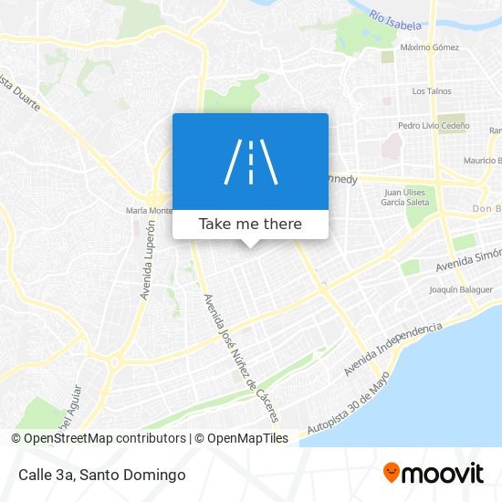 Calle 3a map