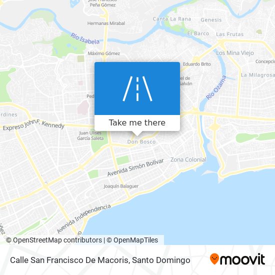 Calle San Francisco De Macoris map