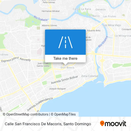 Calle San Francisco De Macoris map