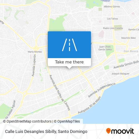 Calle Luis Desangles Sibilly map