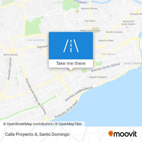 Calle Proyecto A map