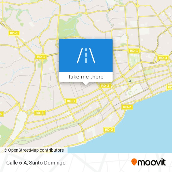 Calle 6 A map