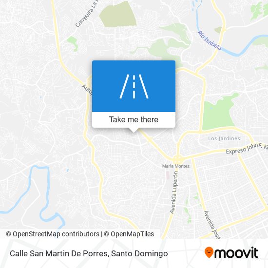 Calle San Martin De Porres map