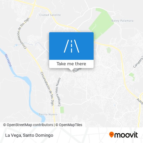 La Vega map