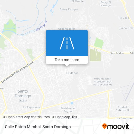 Calle Patria Mirabal map