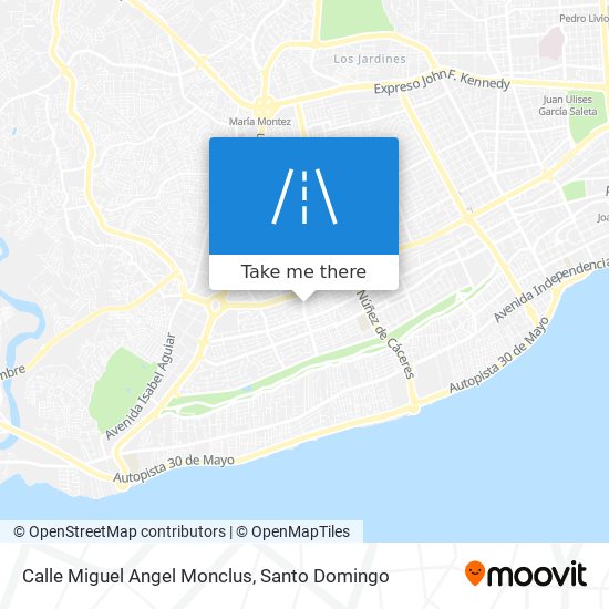 Calle Miguel Angel Monclus map