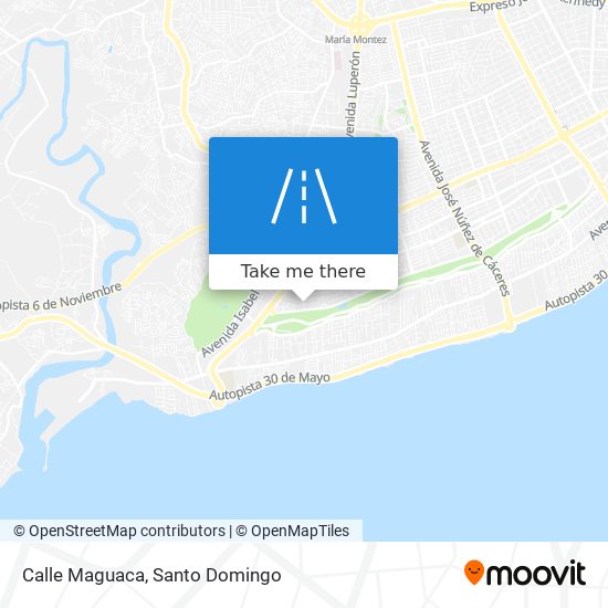 Calle Maguaca map