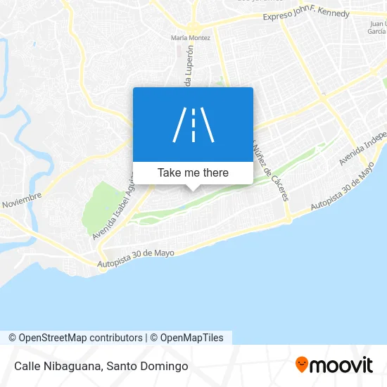 Calle Nibaguana map