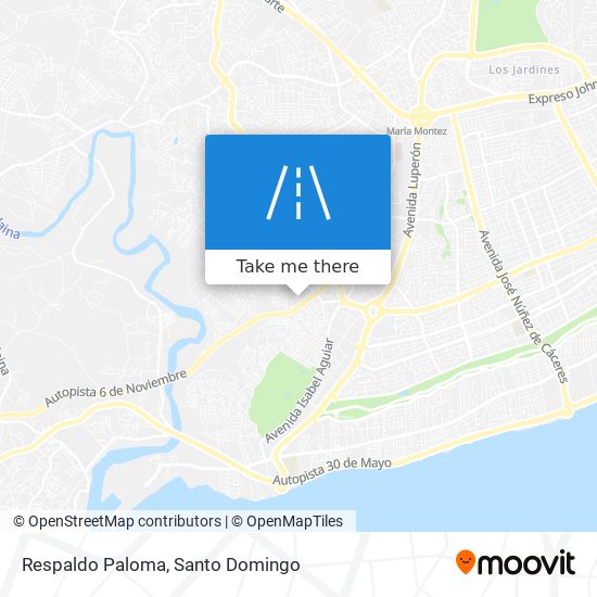 Respaldo Paloma map
