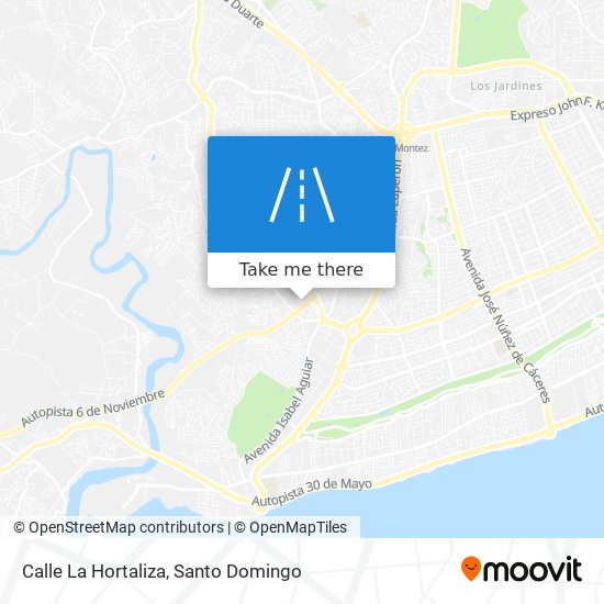 Calle La Hortaliza map