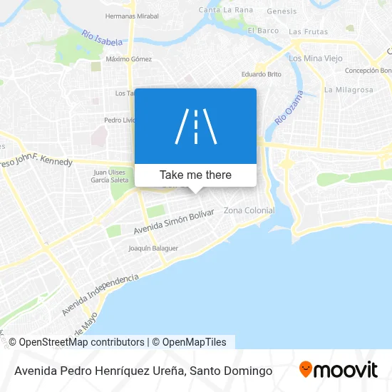 Mapa de Avenida Pedro Henríquez Ureña