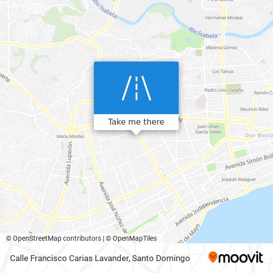 Calle Francisco Carias Lavander map
