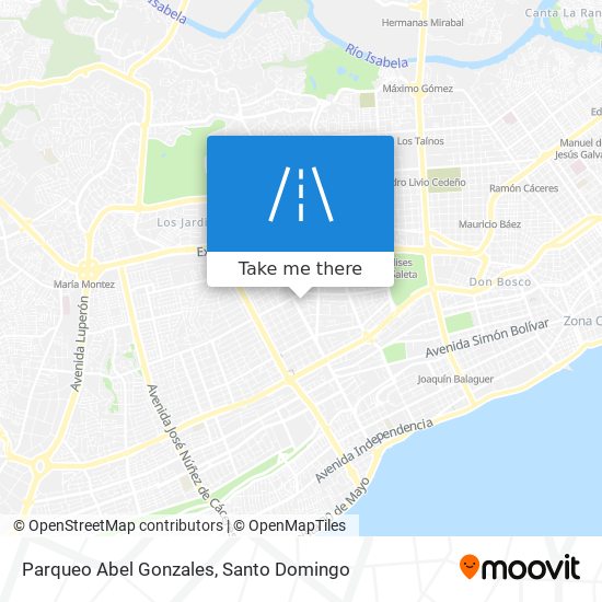 Parqueo Abel Gonzales map
