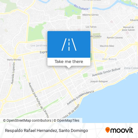 Respaldo Rafael Hernandez map
