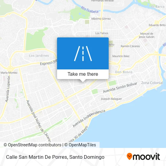 Mapa de Calle San Martin De Porres