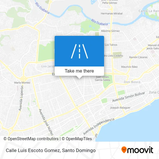 Mapa de Calle Luis Escoto Gomez