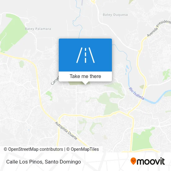 Mapa de Calle Los Pinos