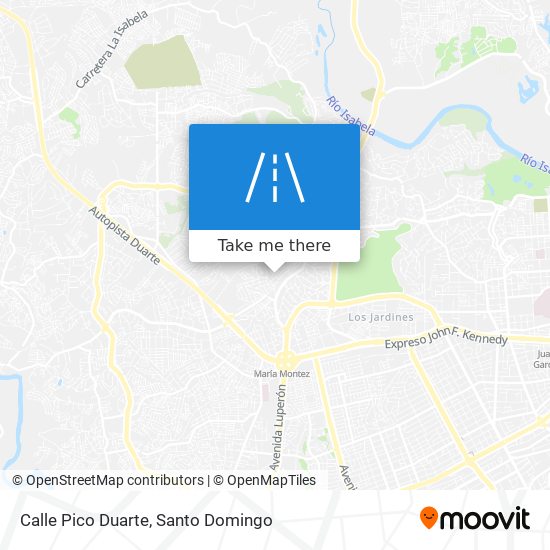 Calle Pico Duarte map