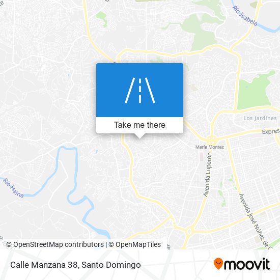 Calle Manzana 38 map