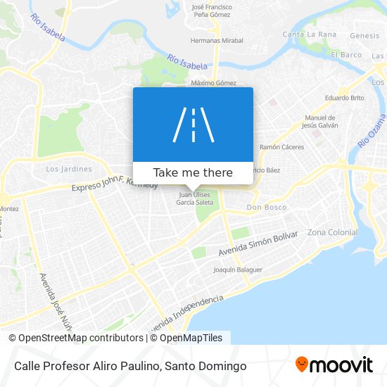 Calle Profesor Aliro Paulino map