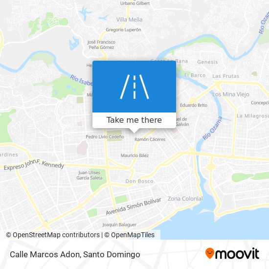 Calle Marcos Adon map