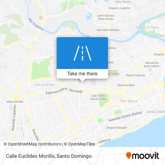Calle Euclides Morillo map