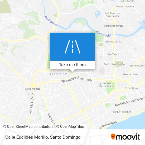 Mapa de Calle Euclides Morillo