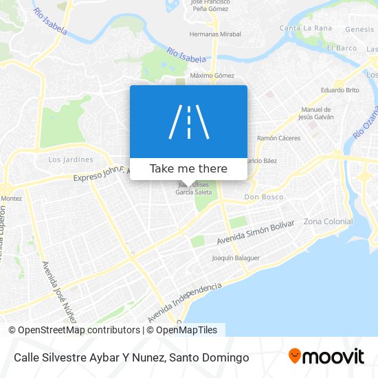 Calle Silvestre Aybar Y Nunez map