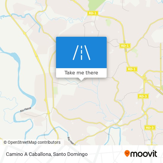 Camino A Caballona map