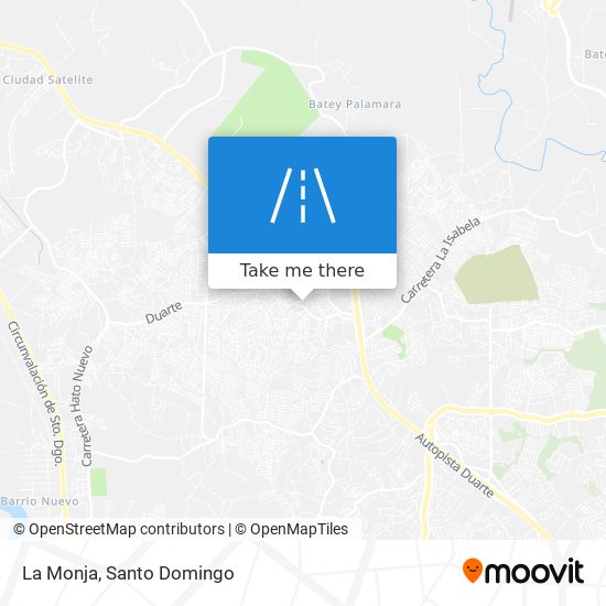 La Monja map