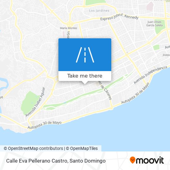Calle Eva Pellerano Castro map