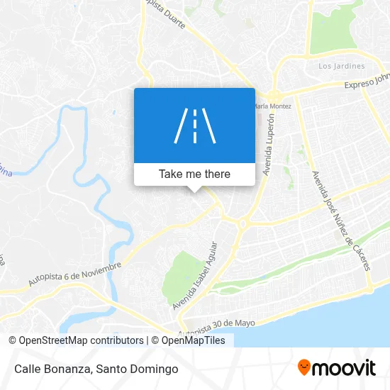 Mapa de Calle Bonanza