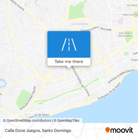 Calle Doce Juegos map