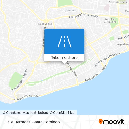 Calle Hermosa map