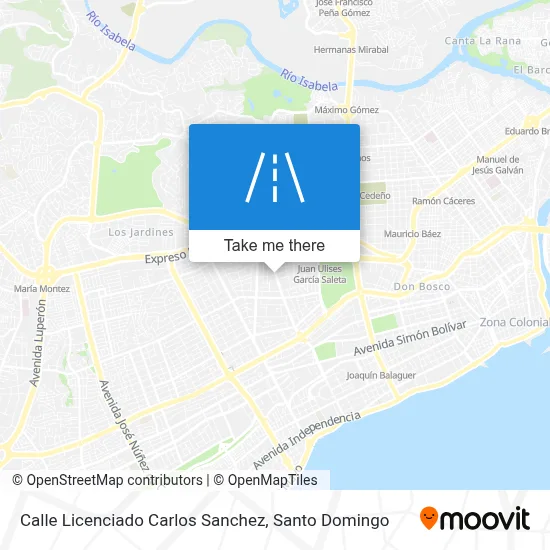 Calle Licenciado Carlos Sanchez map