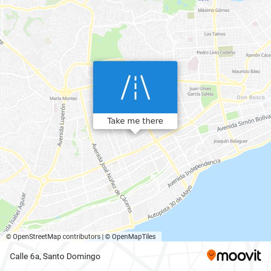 Calle 6a map