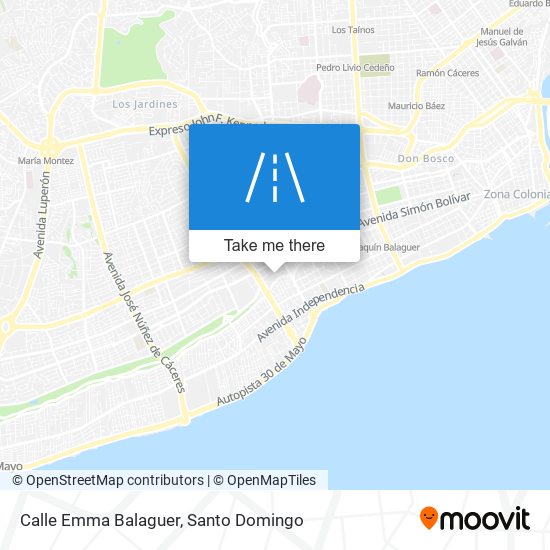 Calle Emma Balaguer map