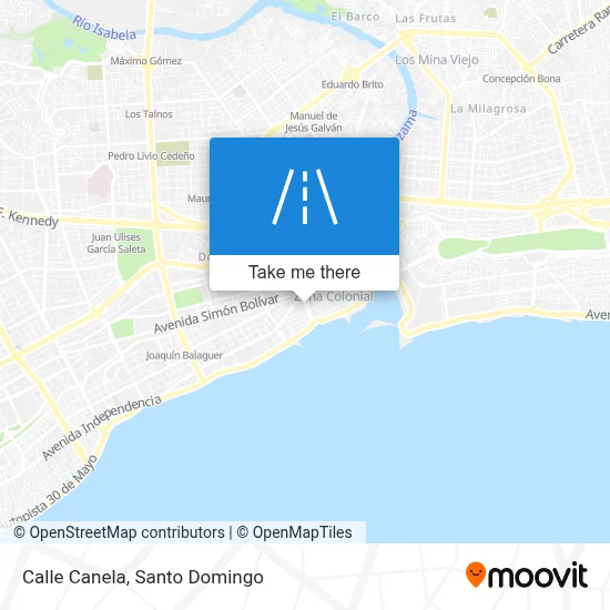 Mapa de Calle Canela