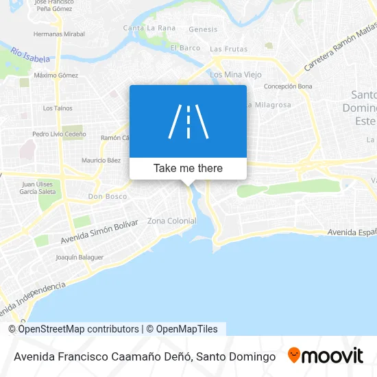 Mapa de Avenida Francisco Caamaño Deñó