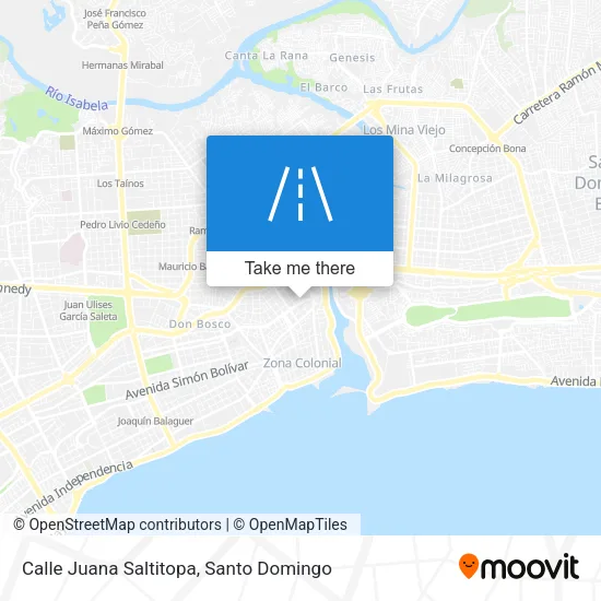 Calle Juana Saltitopa map