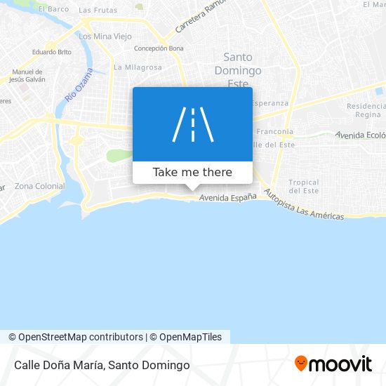 Calle Doña María map