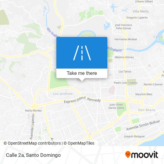 Calle 2a map