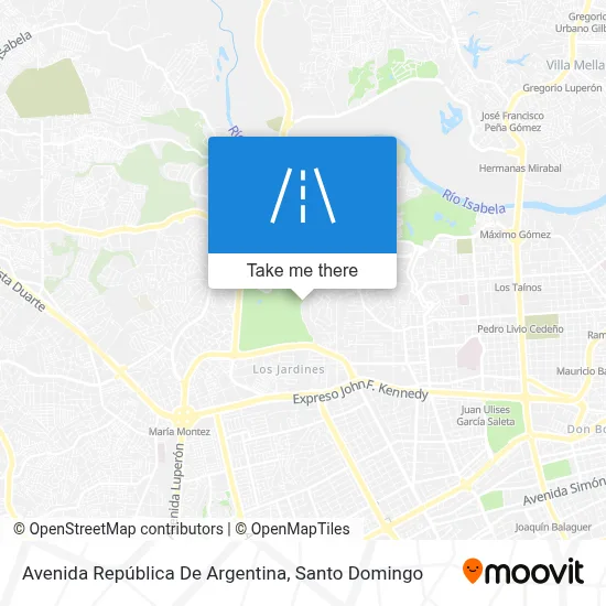 Mapa de Avenida República De Argentina