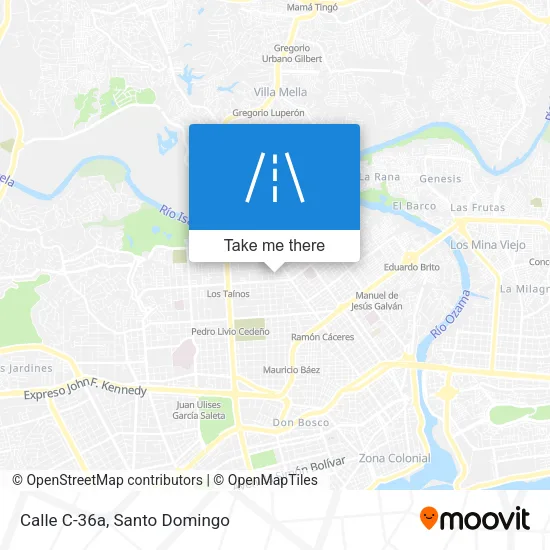 Calle C-36a map