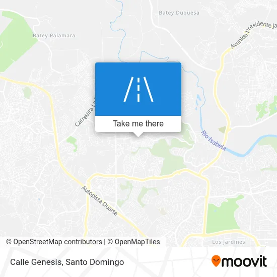 Mapa de Calle Genesis