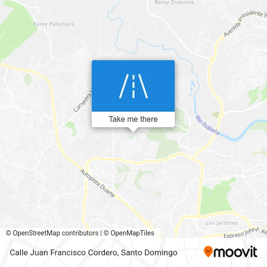 Mapa de Calle Juan Francisco Cordero