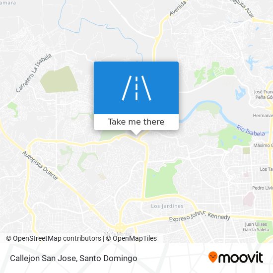 Callejon San Jose map