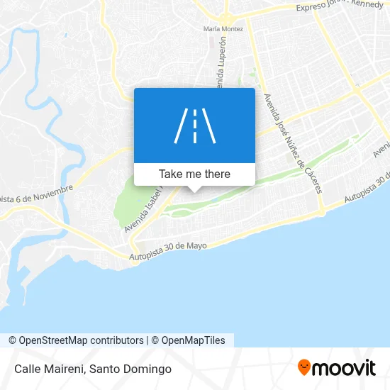 Mapa de Calle Maireni