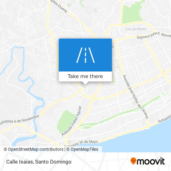 Calle Isaias map